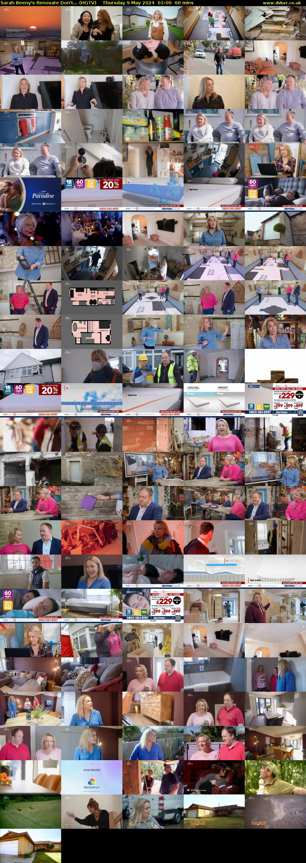 Sarah Beeny's Renovate Don't... (HGTV) Thursday 9 May 2024 01:00 - 02:00