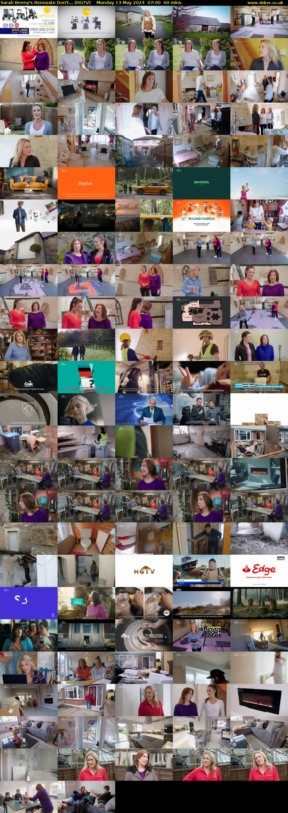 Sarah Beeny's Renovate Don't... (HGTV) Monday 13 May 2024 07:00 - 08:00