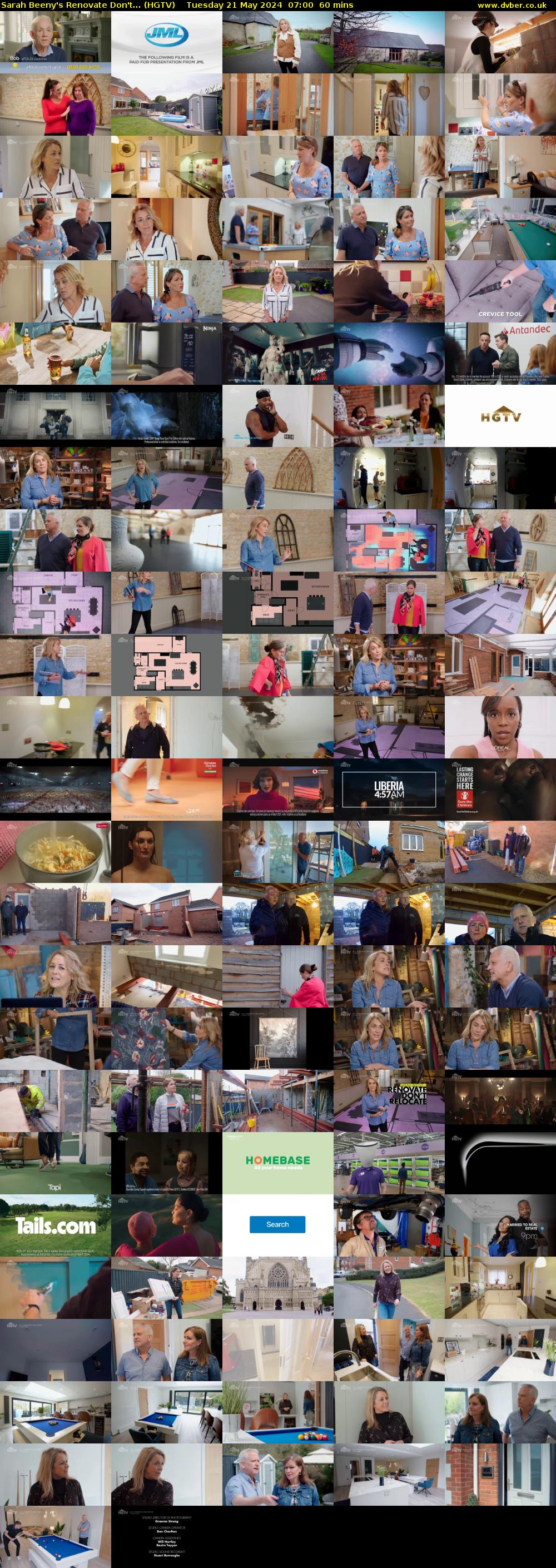 Sarah Beeny's Renovate Don't... (HGTV) Tuesday 21 May 2024 07:00 - 08:00