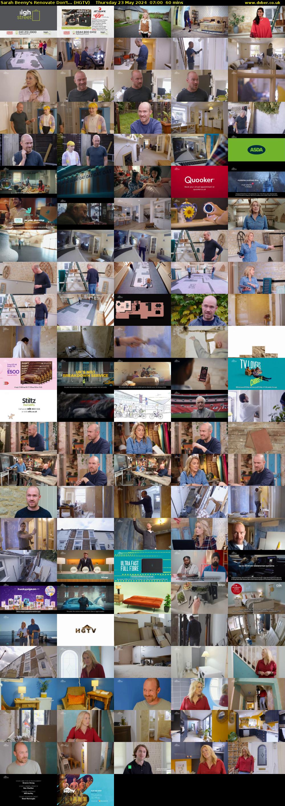 Sarah Beeny's Renovate Don't... (HGTV) Thursday 23 May 2024 07:00 - 08:00