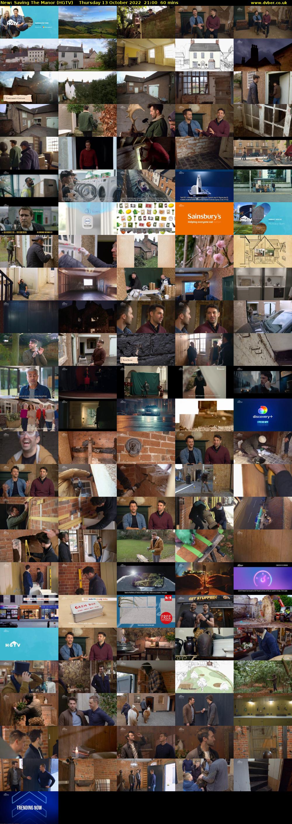 Saving The Manor (HGTV) Thursday 13 October 2022 21:00 - 22:00