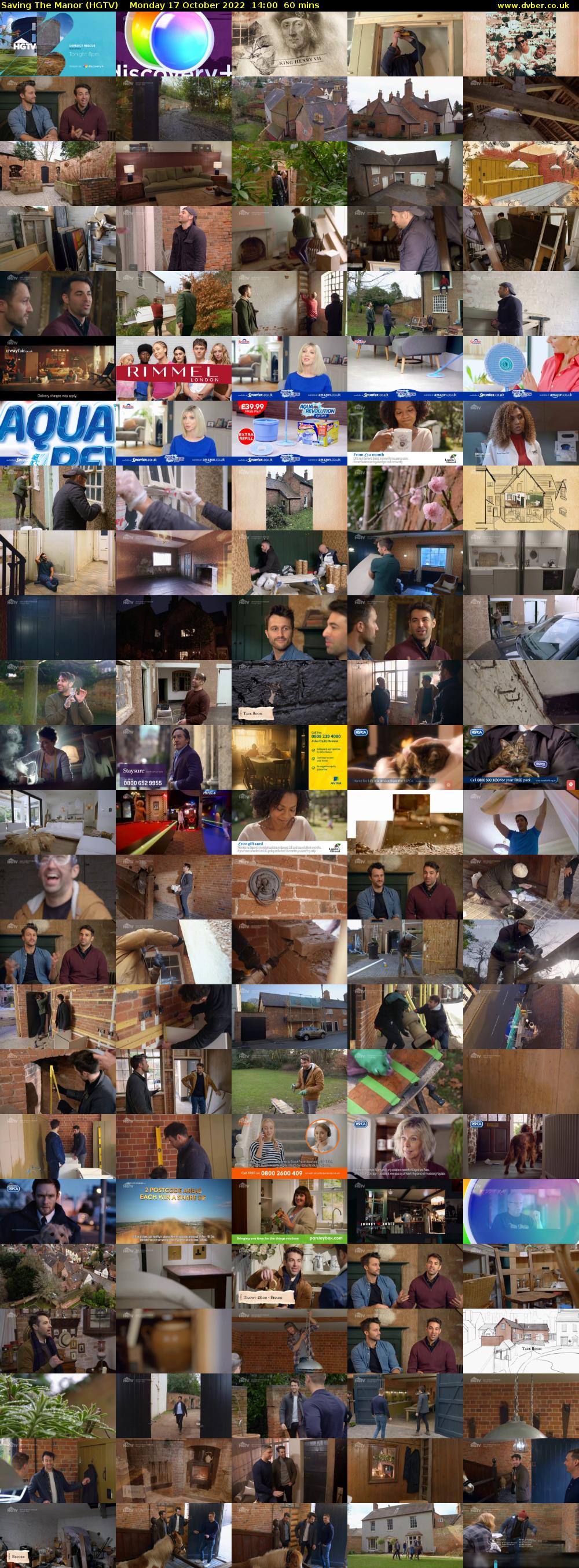 Saving The Manor (HGTV) Monday 17 October 2022 14:00 - 15:00