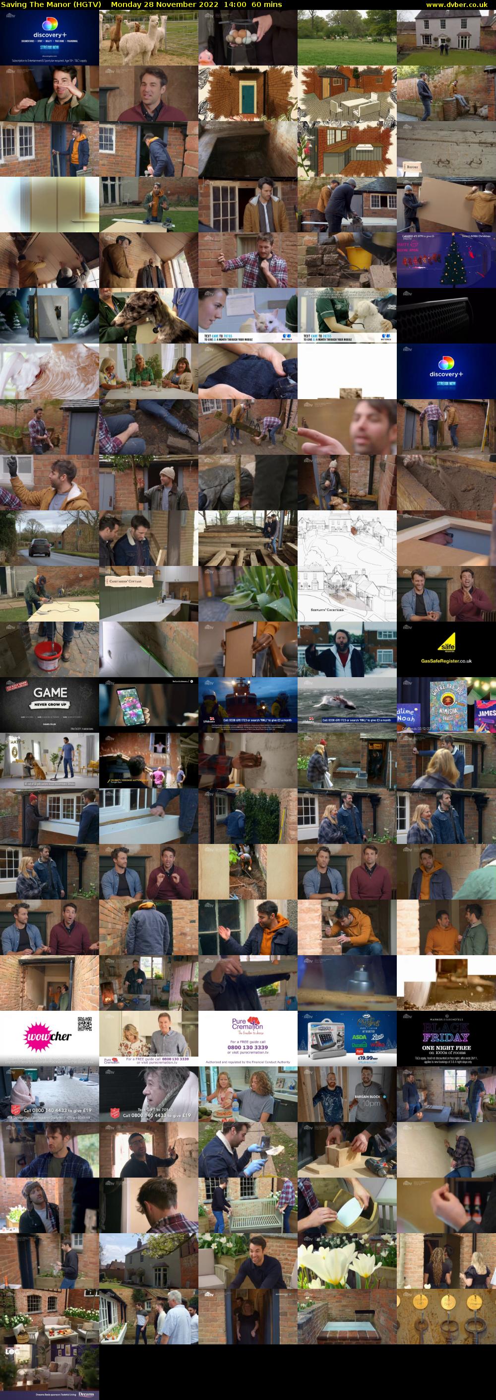 Saving The Manor (HGTV) Monday 28 November 2022 14:00 - 15:00