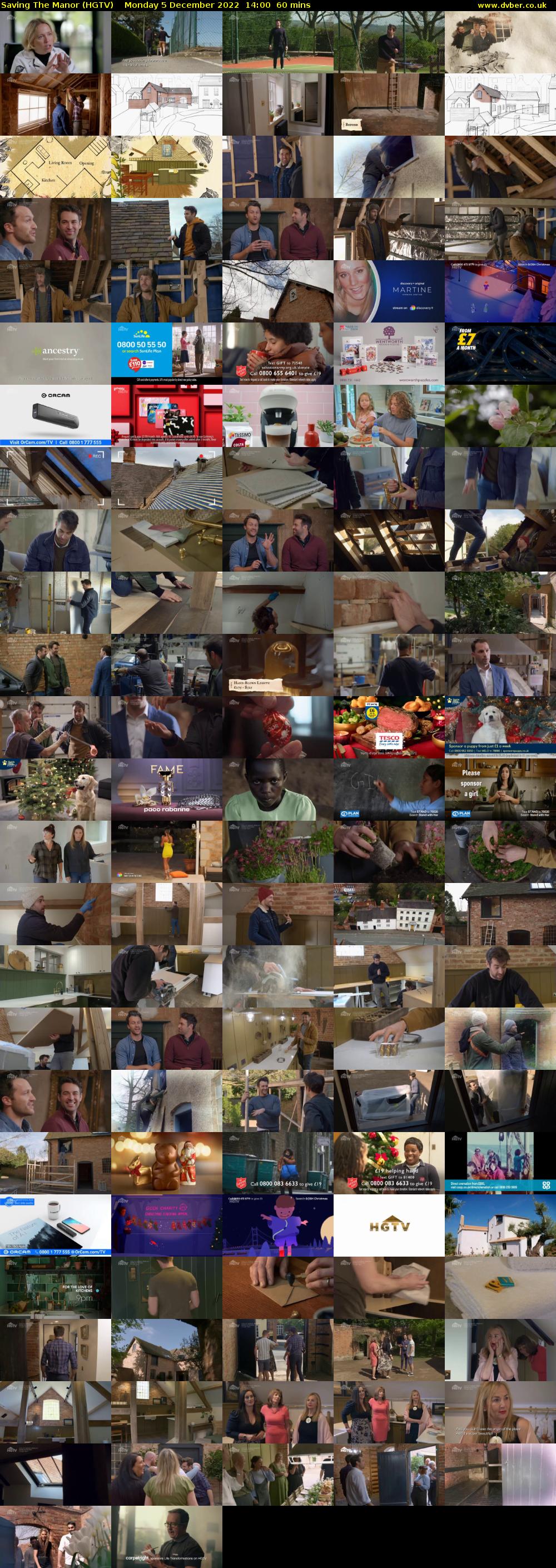 Saving The Manor (HGTV) Monday 5 December 2022 14:00 - 15:00