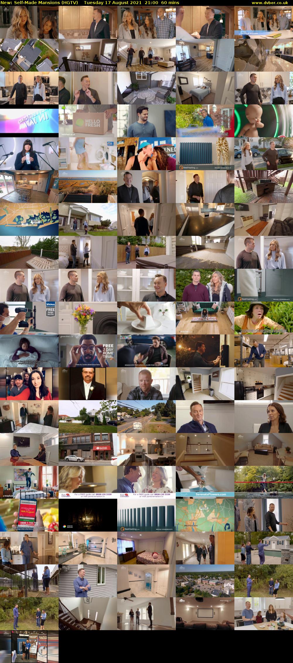 Self-Made Mansions (HGTV) Tuesday 17 August 2021 21:00 - 22:00