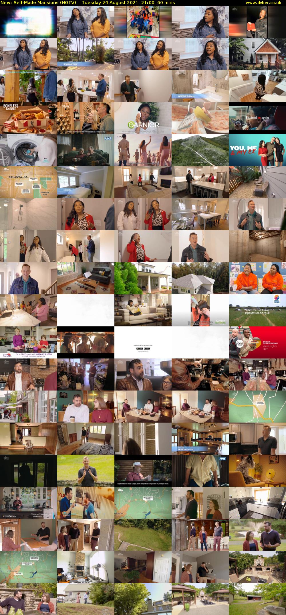 Self-Made Mansions (HGTV) Tuesday 24 August 2021 21:00 - 22:00