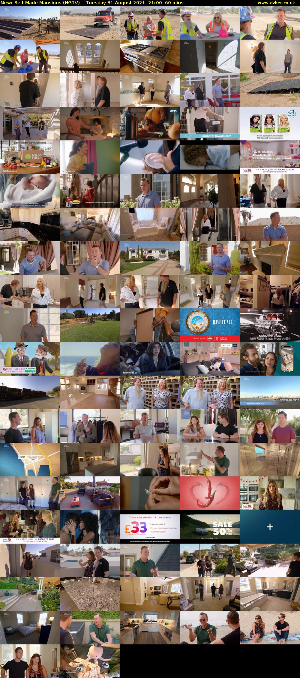 Self-Made Mansions (HGTV) Tuesday 31 August 2021 21:00 - 22:00
