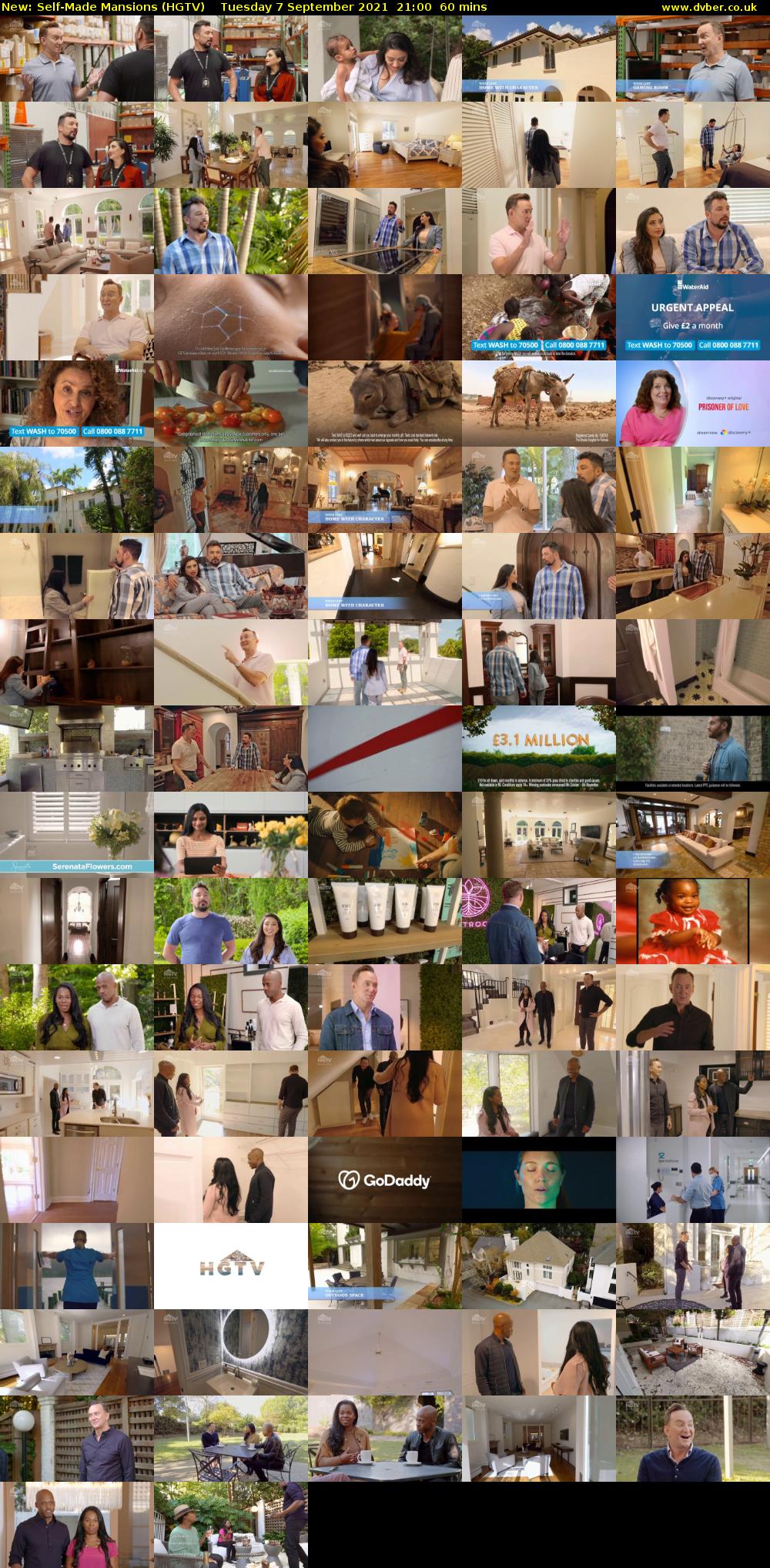 Self-Made Mansions (HGTV) Tuesday 7 September 2021 21:00 - 22:00