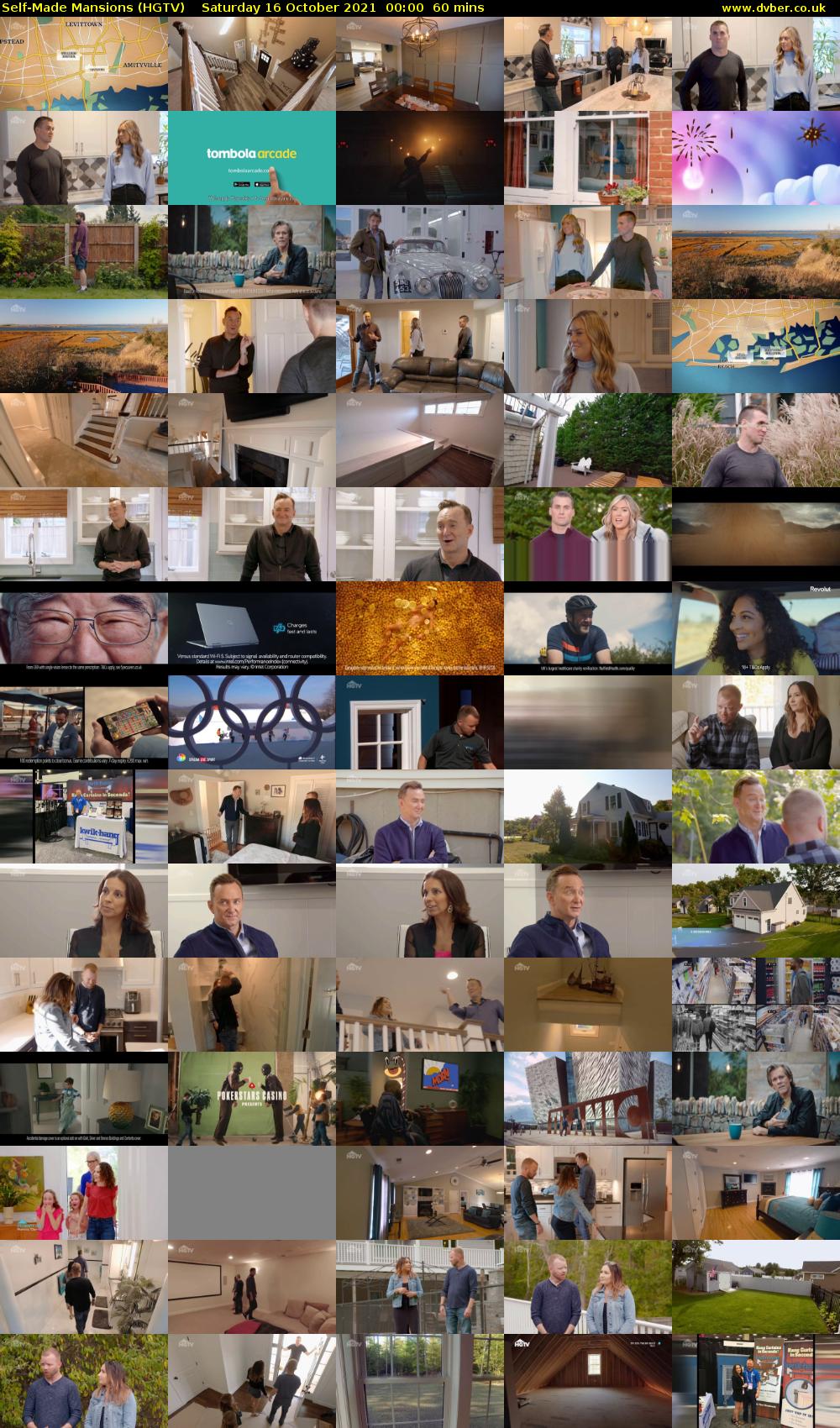 Self-Made Mansions (HGTV) Saturday 16 October 2021 00:00 - 01:00