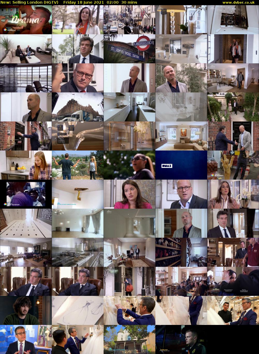 Selling London (HGTV) Friday 18 June 2021 02:00 - 02:30