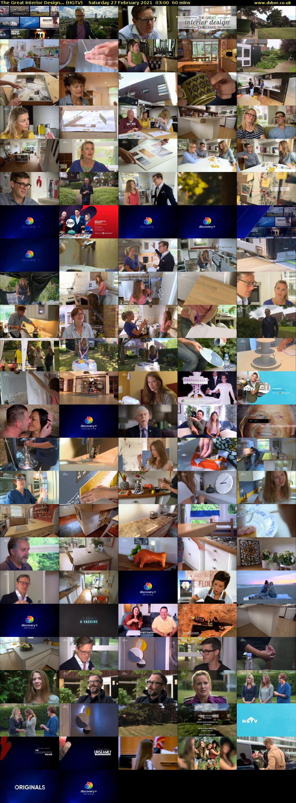 The Great Interior Design... (HGTV) Saturday 27 February 2021 03:00 - 04:00