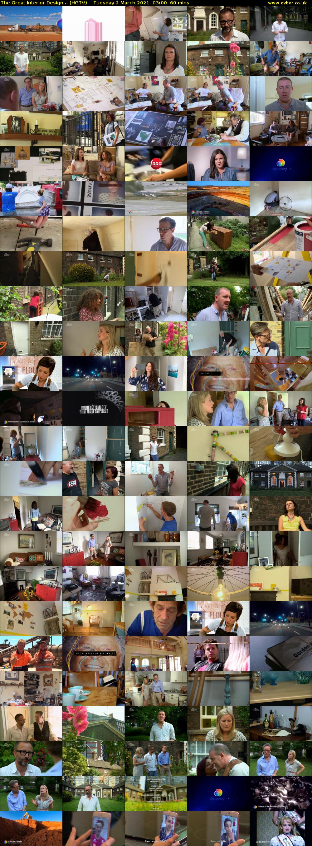 The Great Interior Design... (HGTV) Tuesday 2 March 2021 03:00 - 04:00