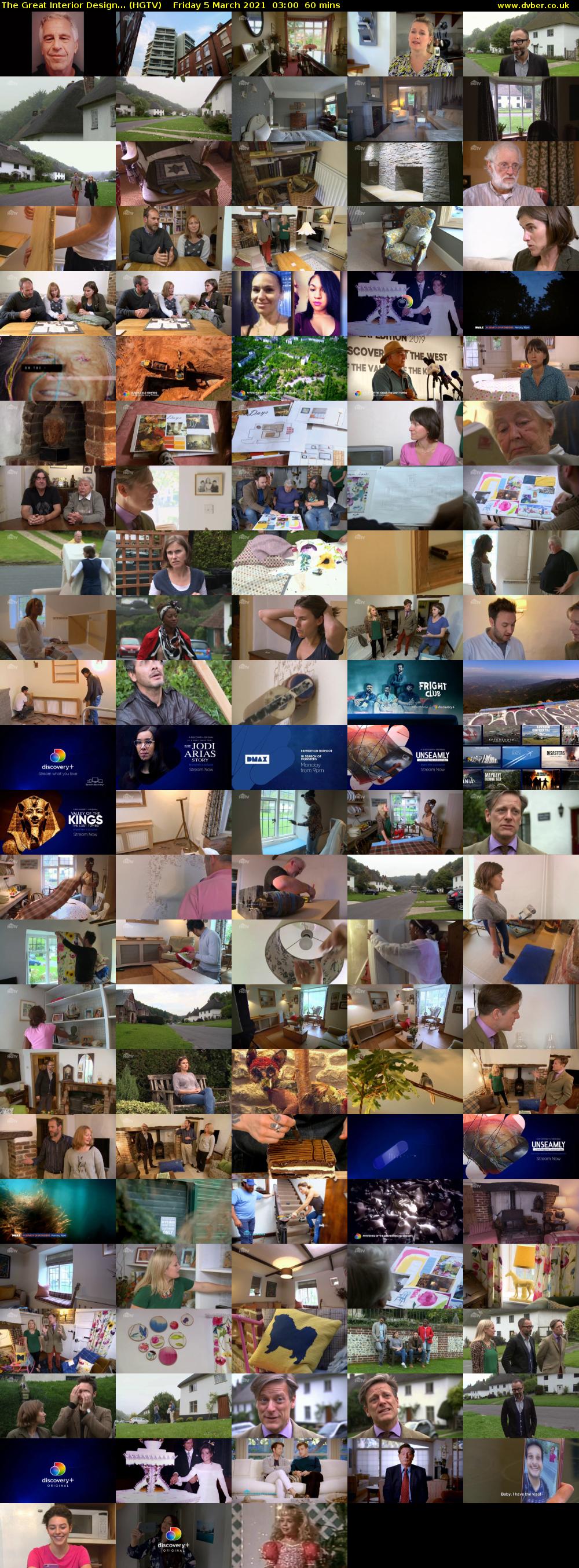 The Great Interior Design... (HGTV) Friday 5 March 2021 03:00 - 04:00