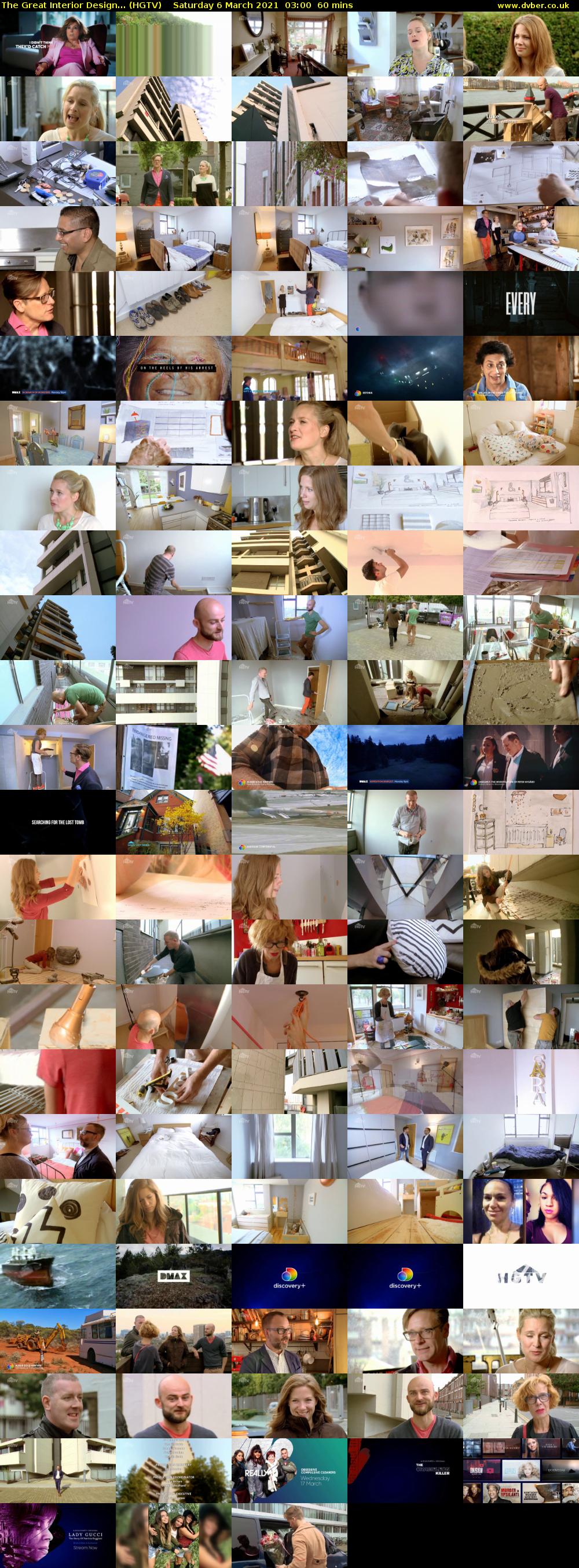 The Great Interior Design... (HGTV) Saturday 6 March 2021 03:00 - 04:00