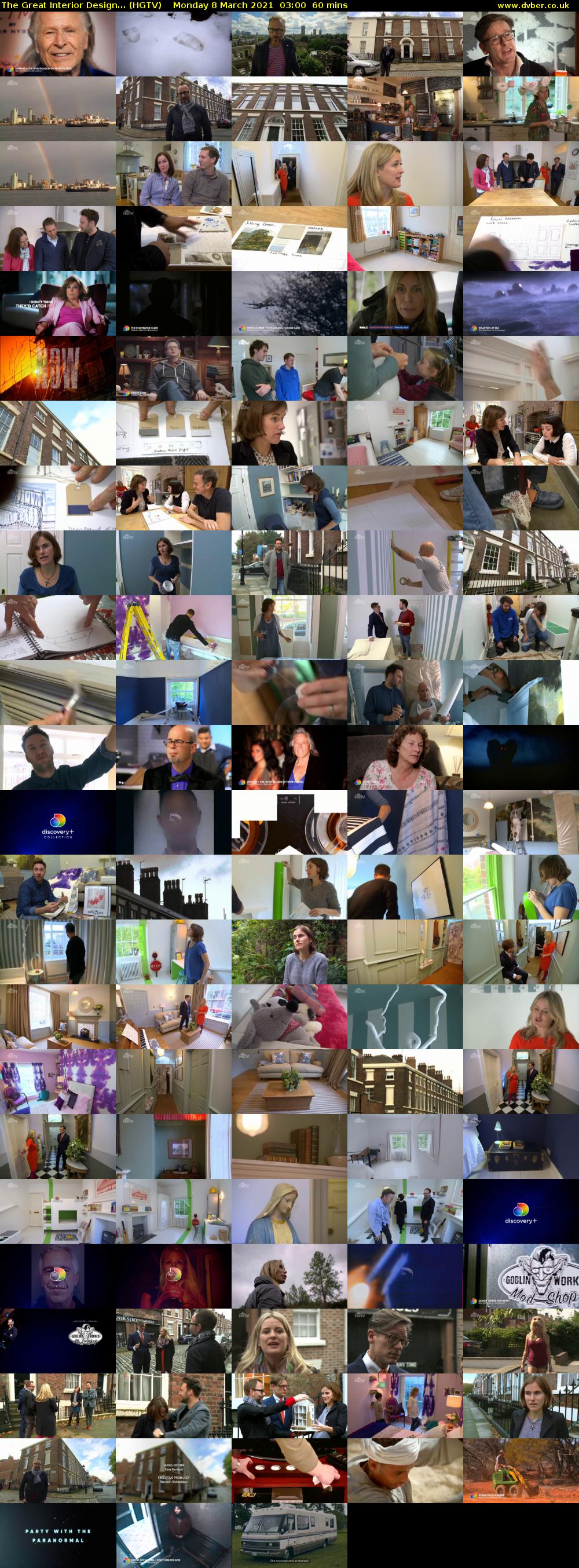 The Great Interior Design... (HGTV) Monday 8 March 2021 03:00 - 04:00