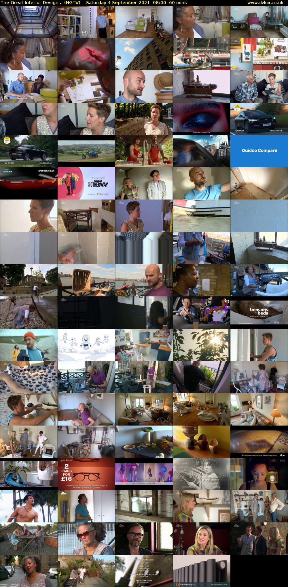 The Great Interior Design... (HGTV) Saturday 4 September 2021 08:00 - 09:00