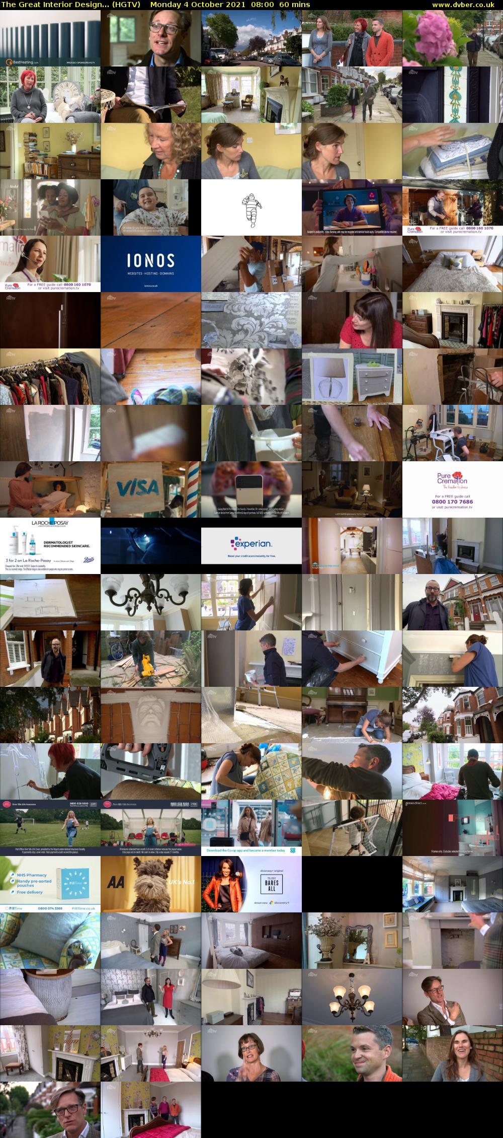 The Great Interior Design... (HGTV) Monday 4 October 2021 08:00 - 09:00