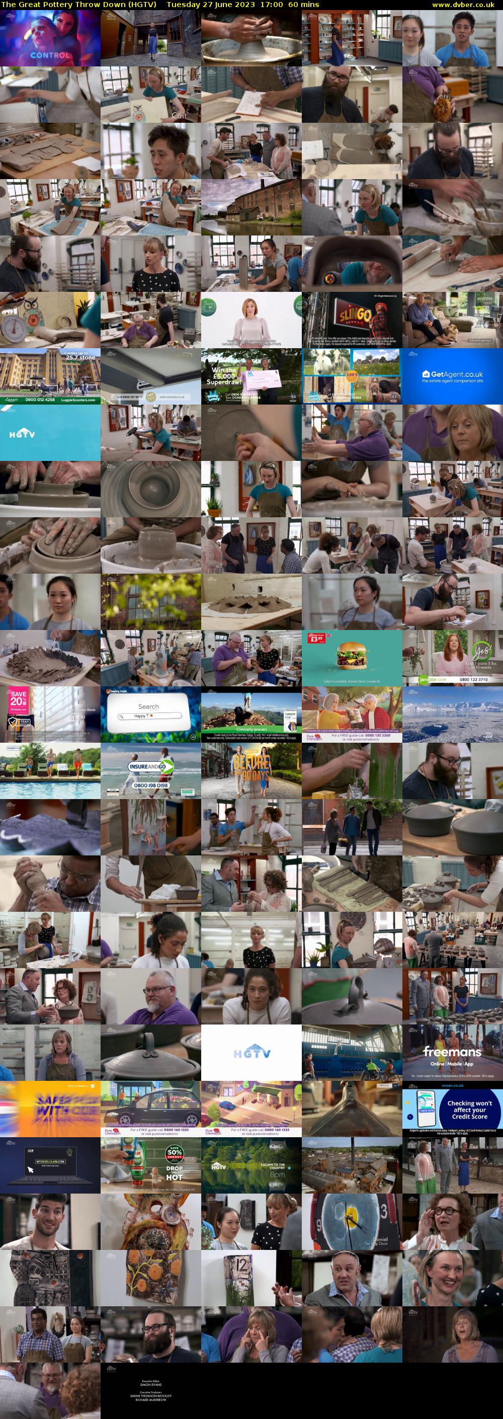 The Great Pottery Throw Down (HGTV) Tuesday 27 June 2023 17:00 - 18:00