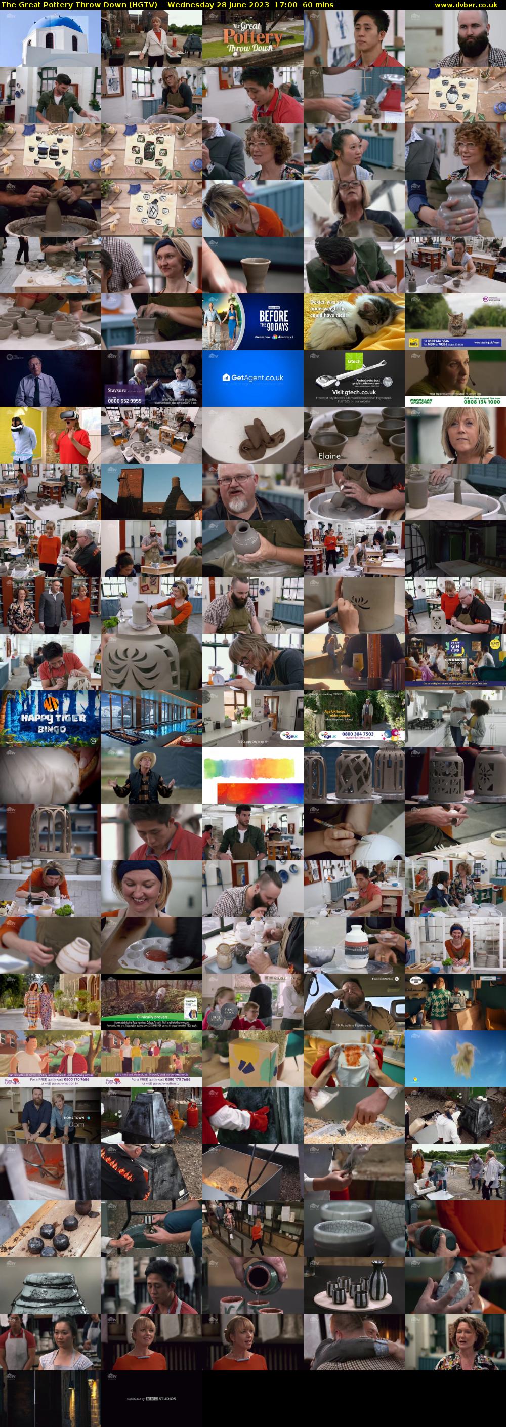 The Great Pottery Throw Down (HGTV) Wednesday 28 June 2023 17:00 - 18:00