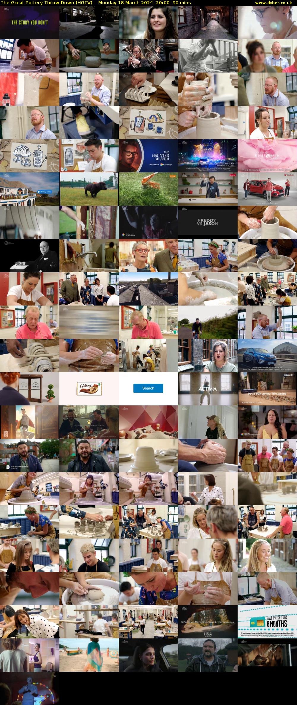 The Great Pottery Throw Down (HGTV) Monday 18 March 2024 20:00 - 21:30