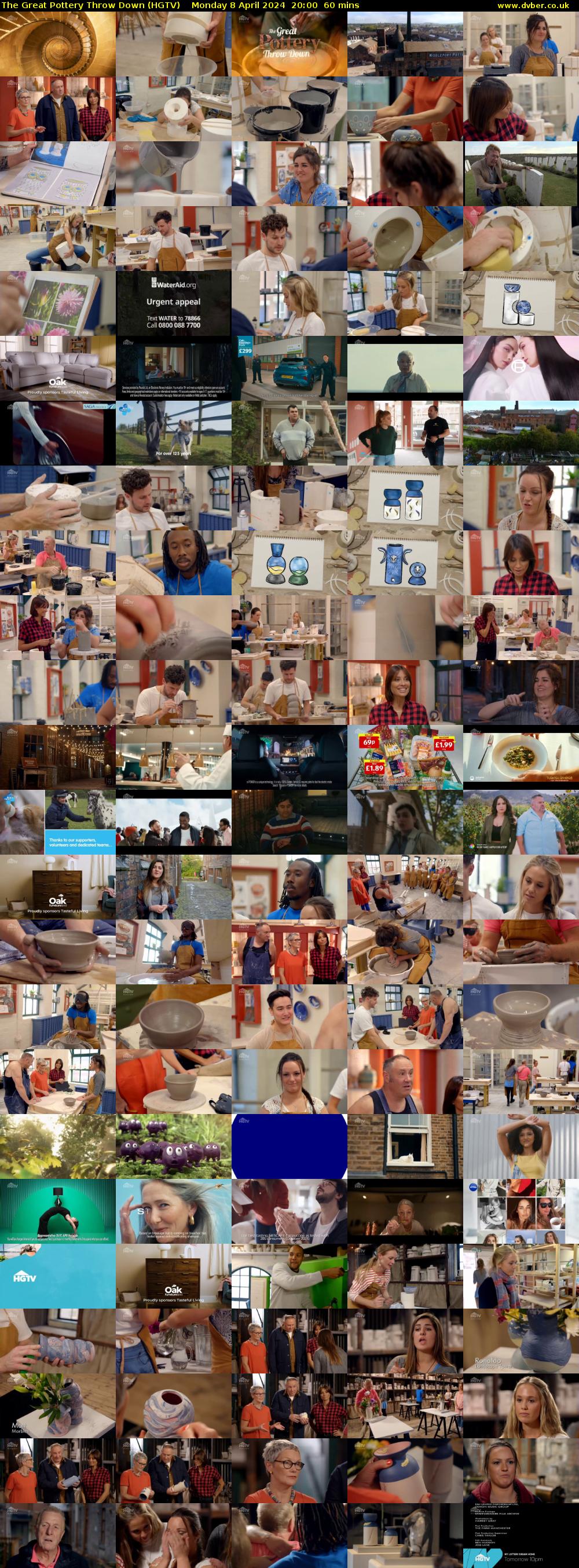 The Great Pottery Throw Down (HGTV) Monday 8 April 2024 20:00 - 21:00