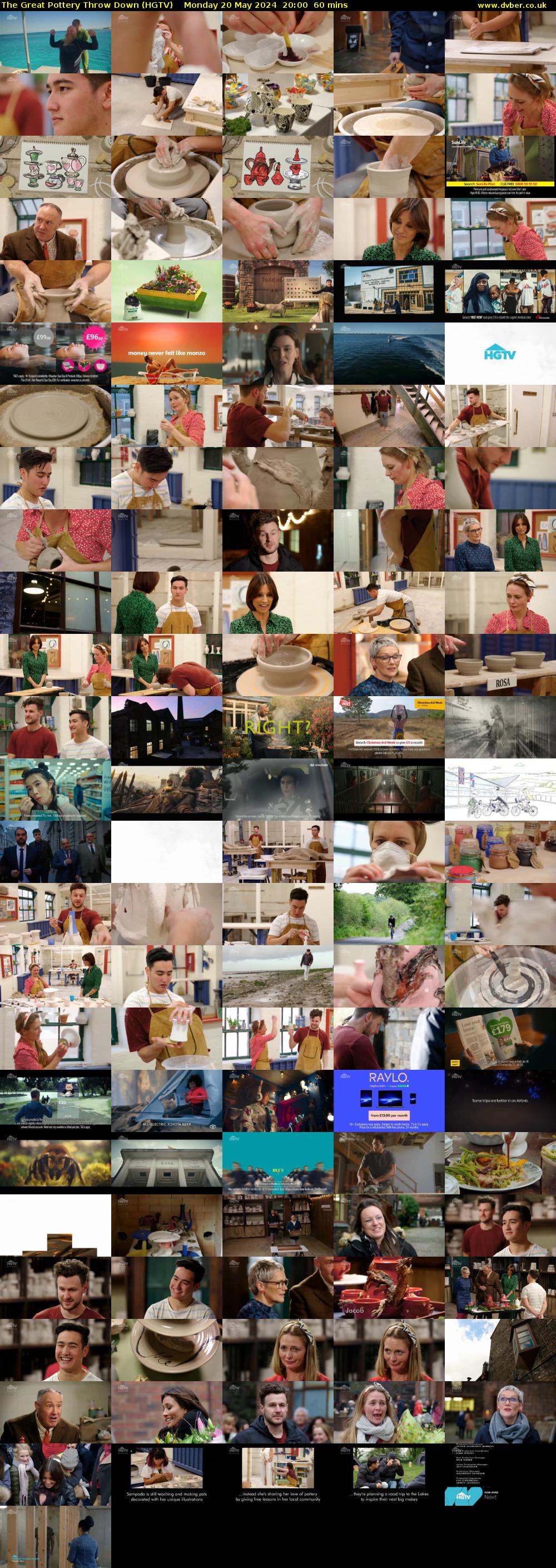 The Great Pottery Throw Down (HGTV) Monday 20 May 2024 20:00 - 21:00