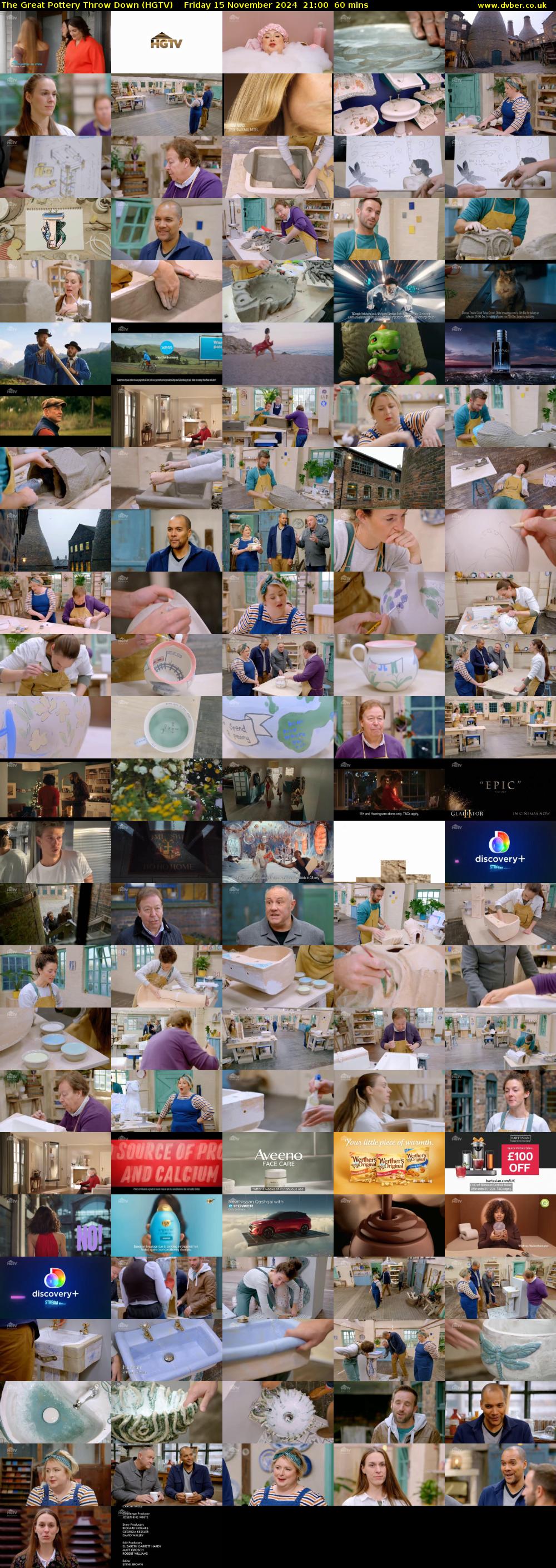 The Great Pottery Throw Down (HGTV) Friday 15 November 2024 21:00 - 22:00