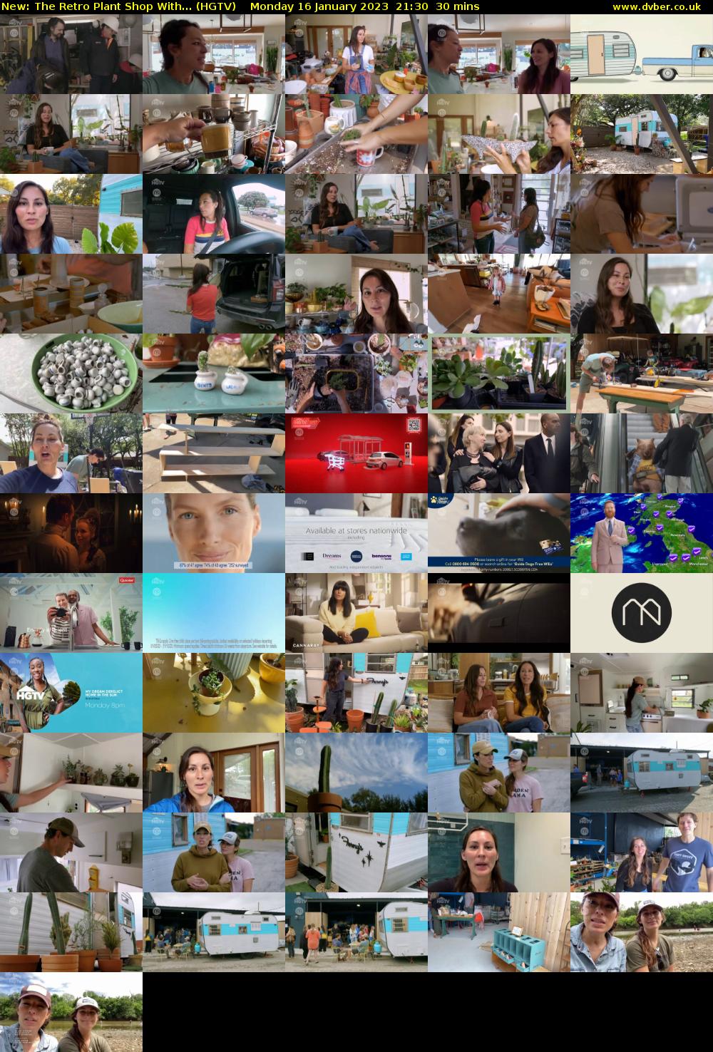 The Retro Plant Shop With... (HGTV) Monday 16 January 2023 21:30 - 22:00