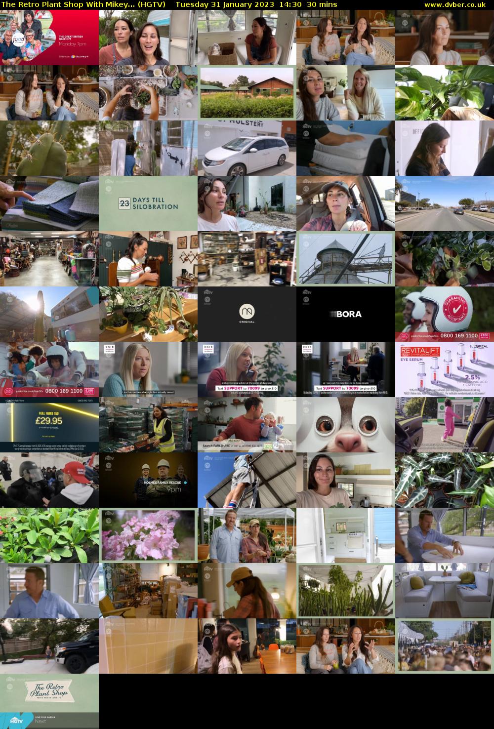The Retro Plant Shop With Mikey... (HGTV) Tuesday 31 January 2023 14:30 - 15:00