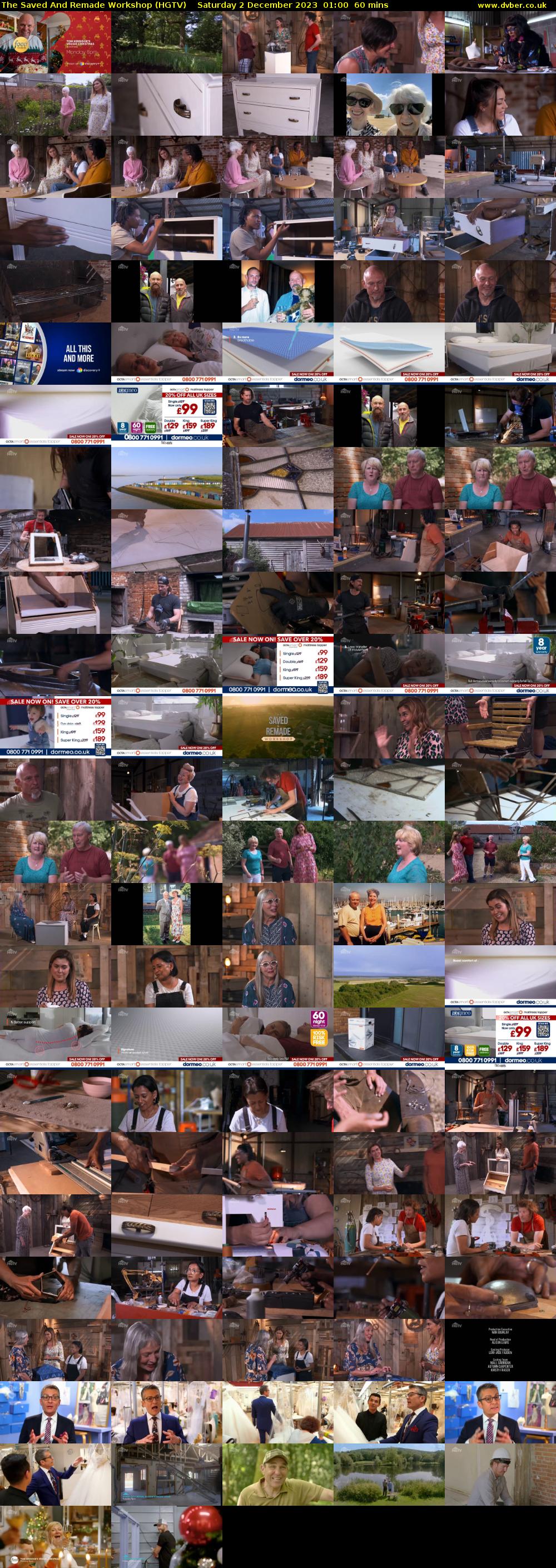 The Saved And Remade Workshop (HGTV) Saturday 2 December 2023 01:00 - 02:00
