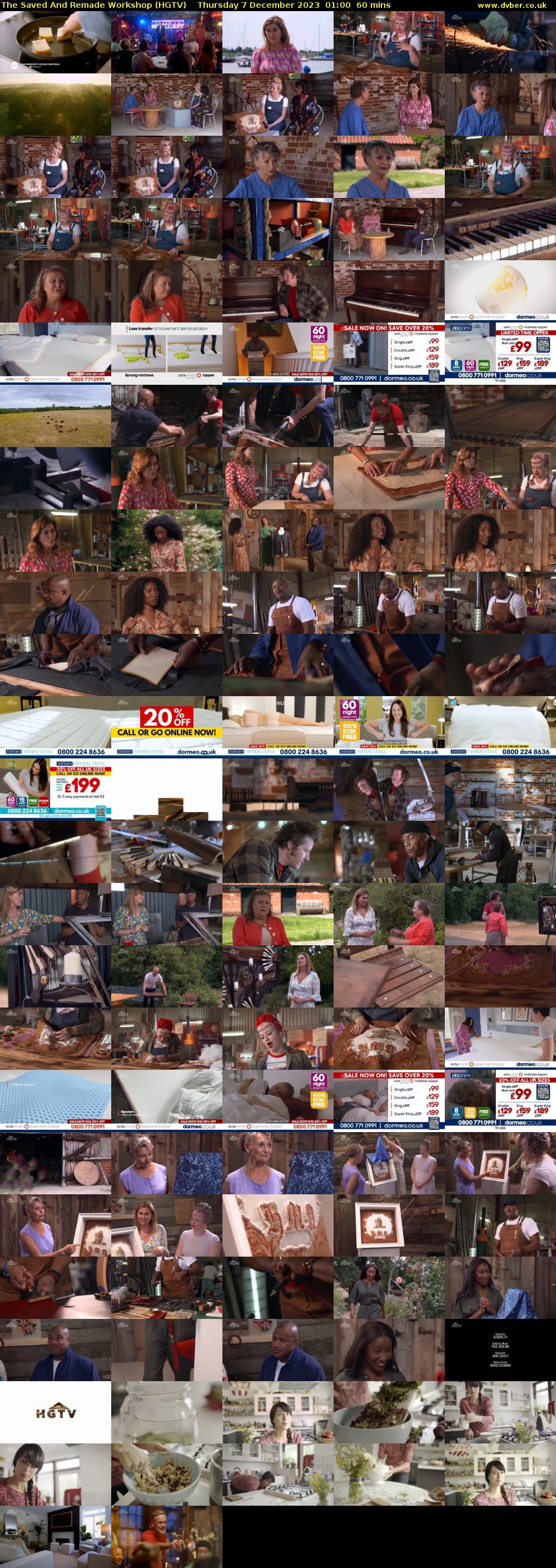 The Saved And Remade Workshop (HGTV) Thursday 7 December 2023 01:00 - 02:00