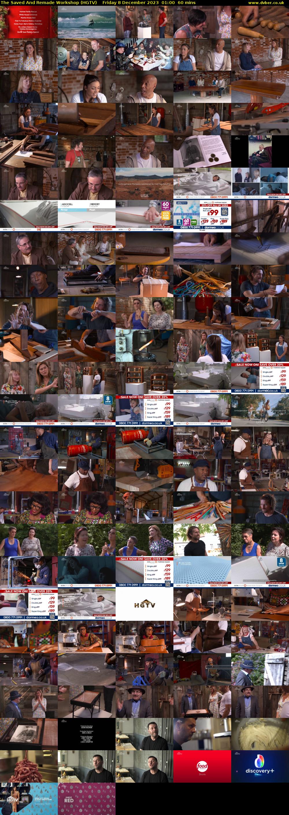 The Saved And Remade Workshop (HGTV) Friday 8 December 2023 01:00 - 02:00