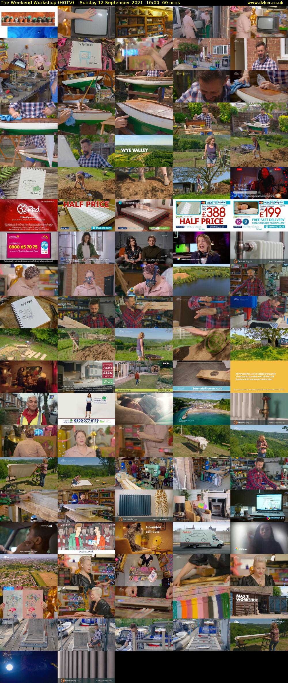 The Weekend Workshop (HGTV) Sunday 12 September 2021 10:00 - 11:00