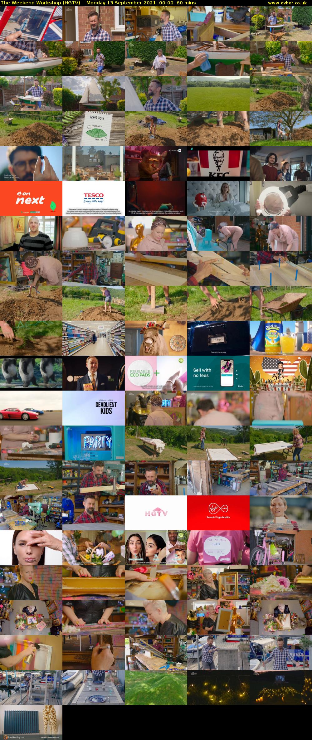 The Weekend Workshop (HGTV) Monday 13 September 2021 00:00 - 01:00