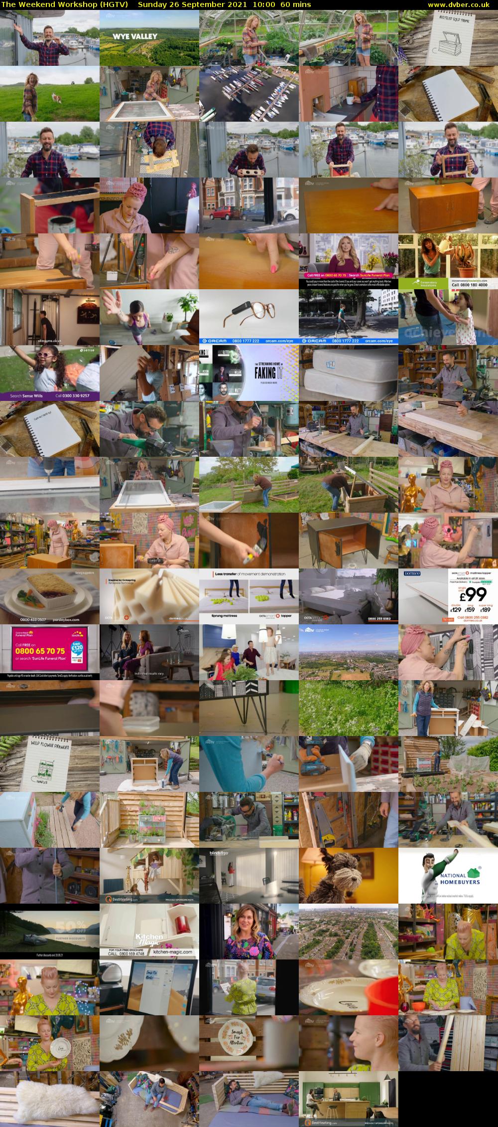 The Weekend Workshop (HGTV) Sunday 26 September 2021 10:00 - 11:00