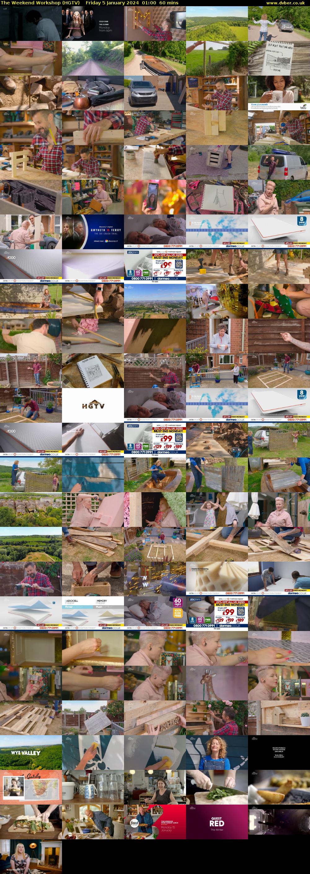 The Weekend Workshop (HGTV) Friday 5 January 2024 01:00 - 02:00