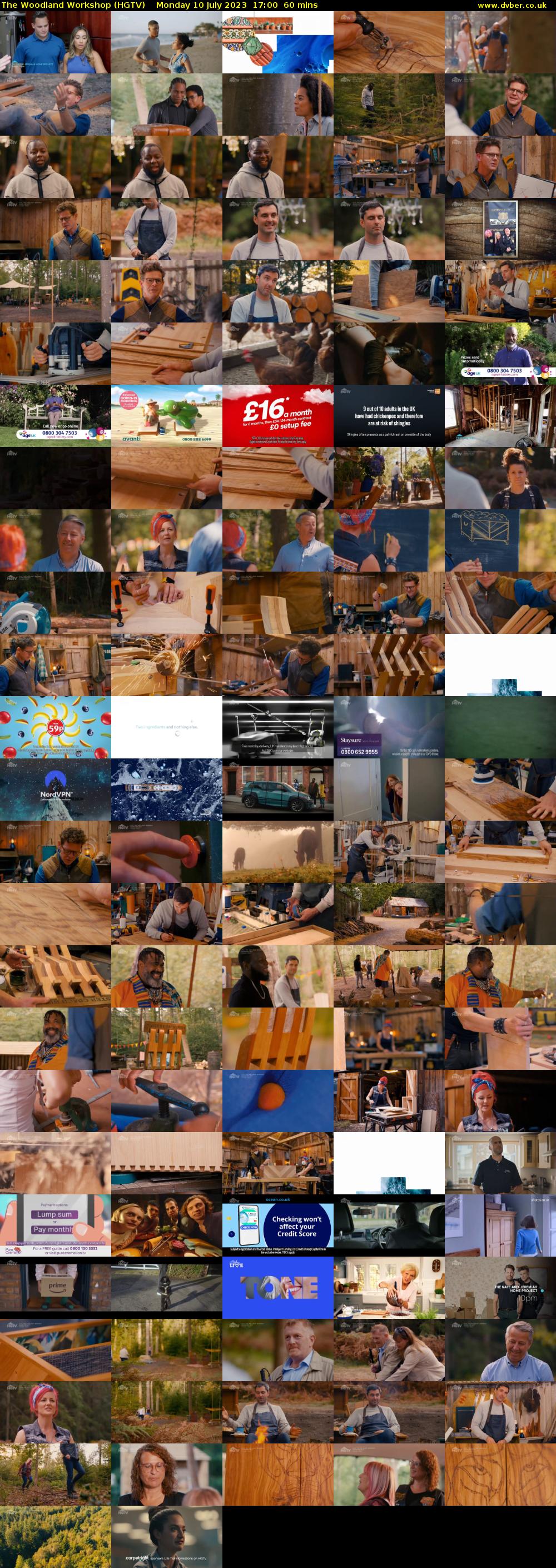 The Woodland Workshop (HGTV) Monday 10 July 2023 17:00 - 18:00