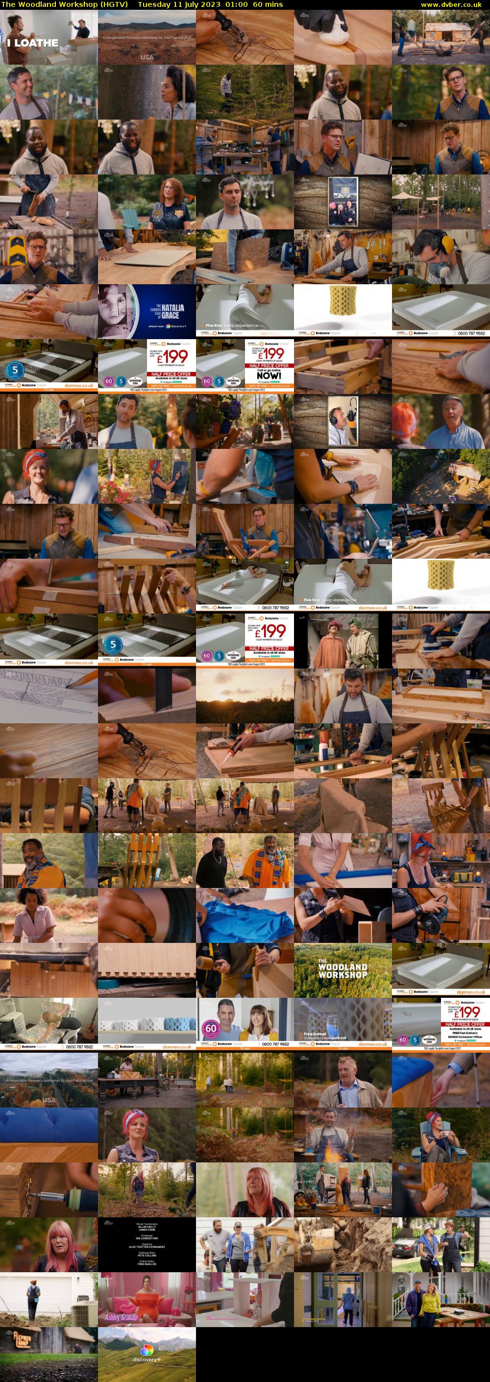 The Woodland Workshop (HGTV) Tuesday 11 July 2023 01:00 - 02:00