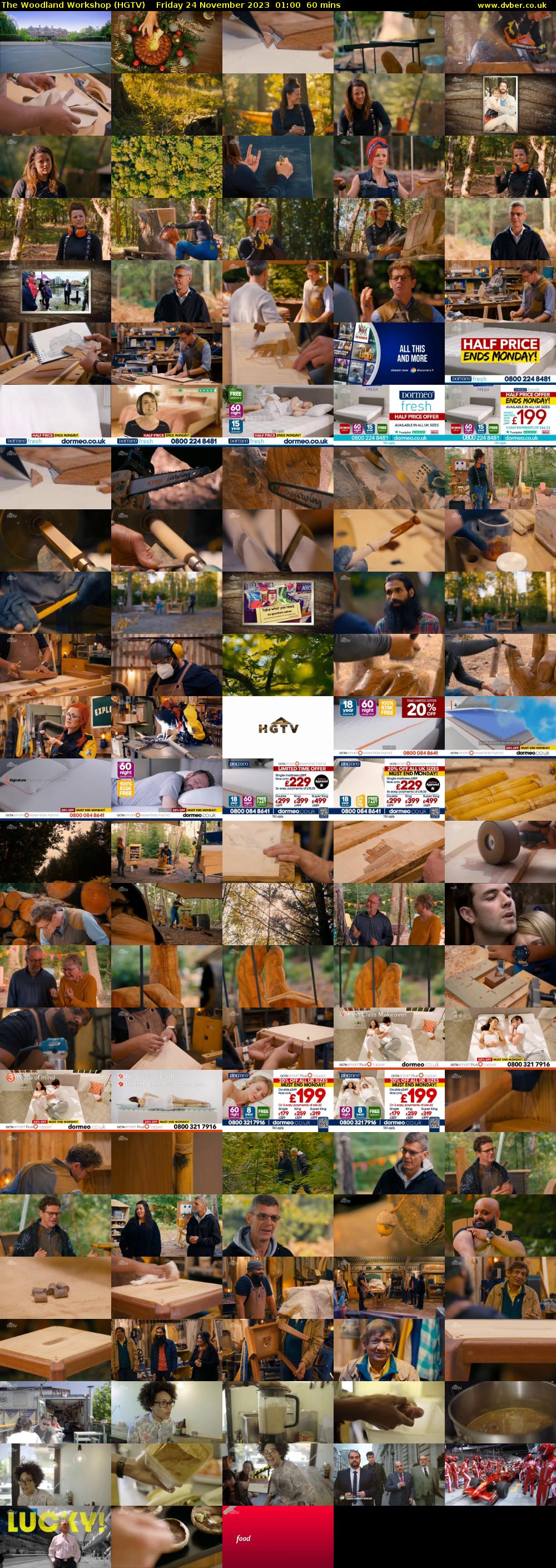 The Woodland Workshop (HGTV) Friday 24 November 2023 01:00 - 02:00