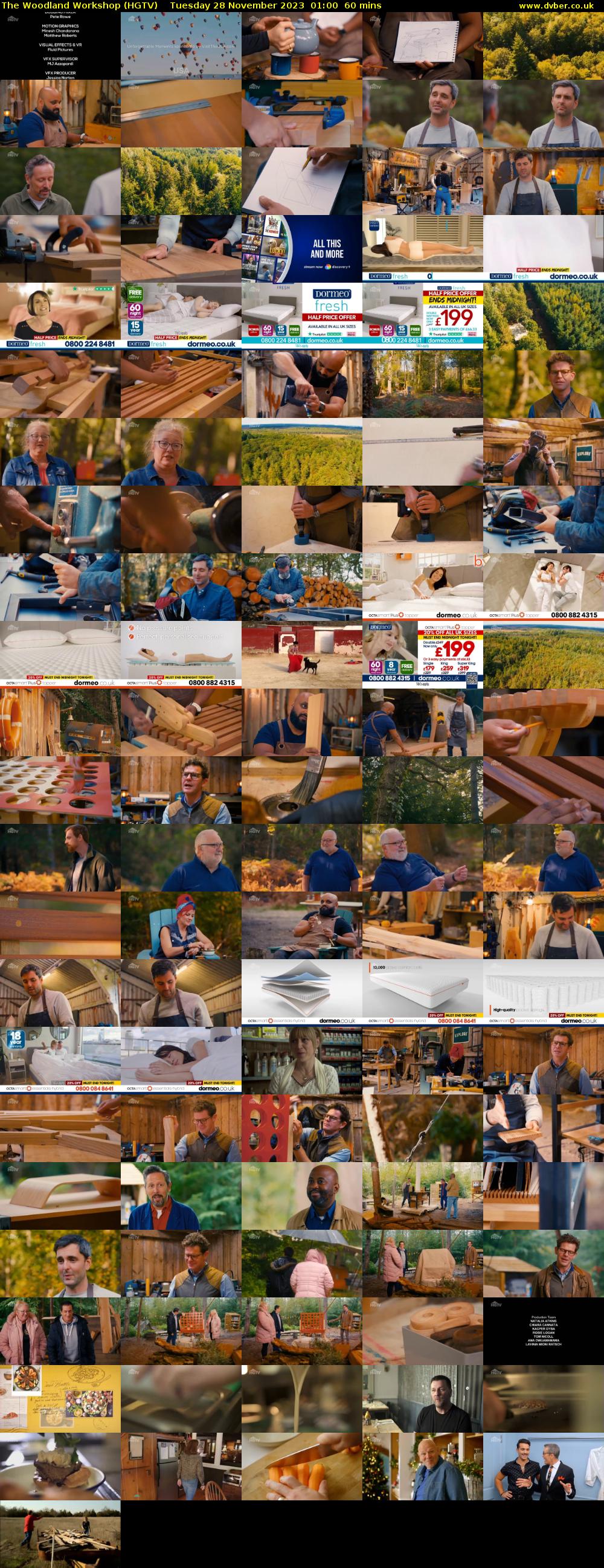 The Woodland Workshop (HGTV) Tuesday 28 November 2023 01:00 - 02:00