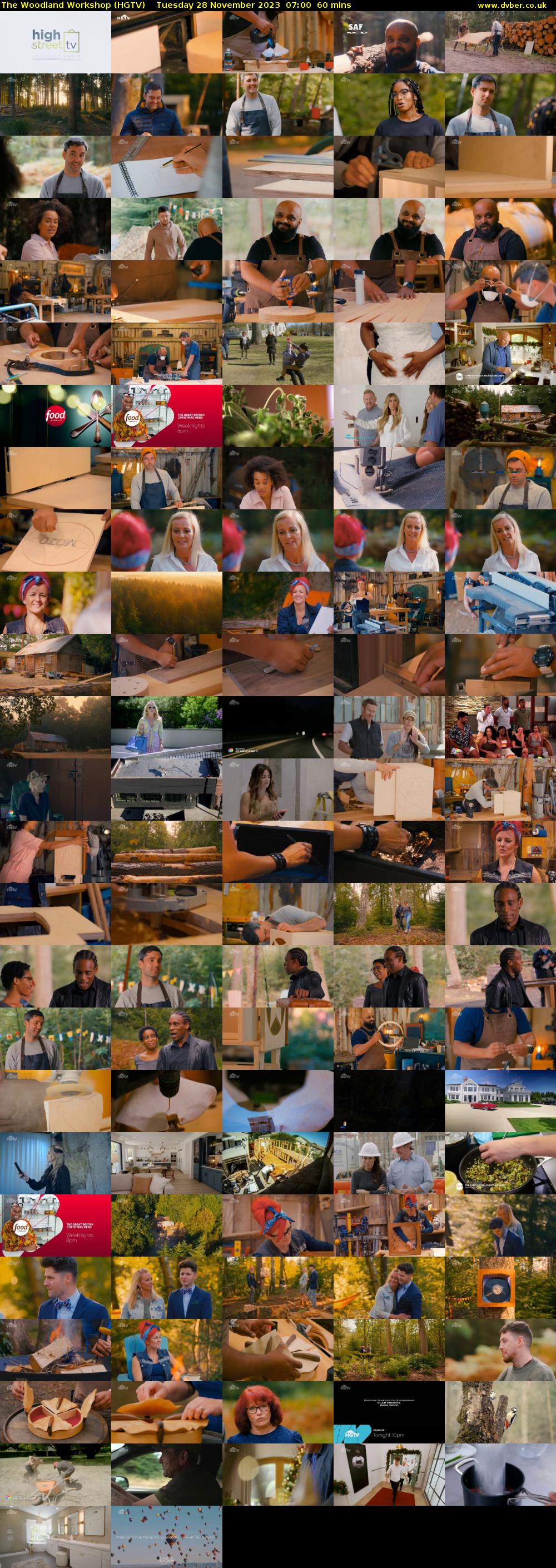 The Woodland Workshop (HGTV) Tuesday 28 November 2023 07:00 - 08:00
