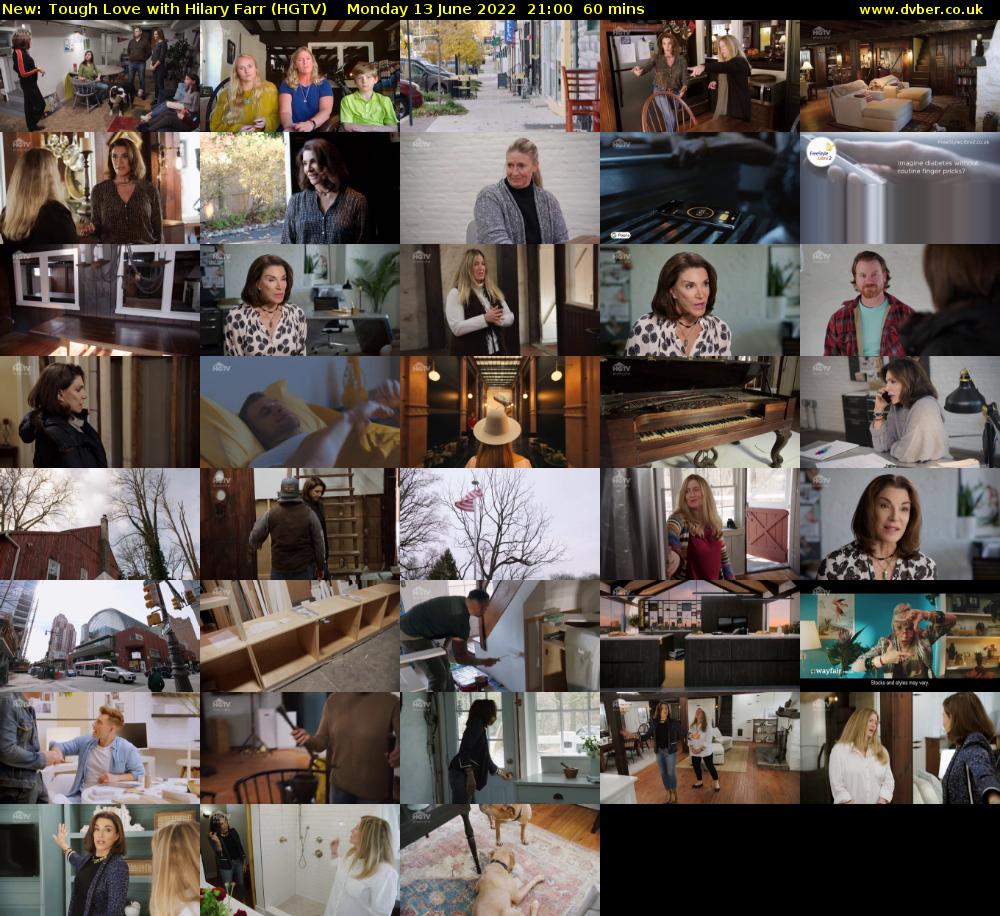Tough Love with Hilary Farr (HGTV) Monday 13 June 2022 21:00 - 22:00