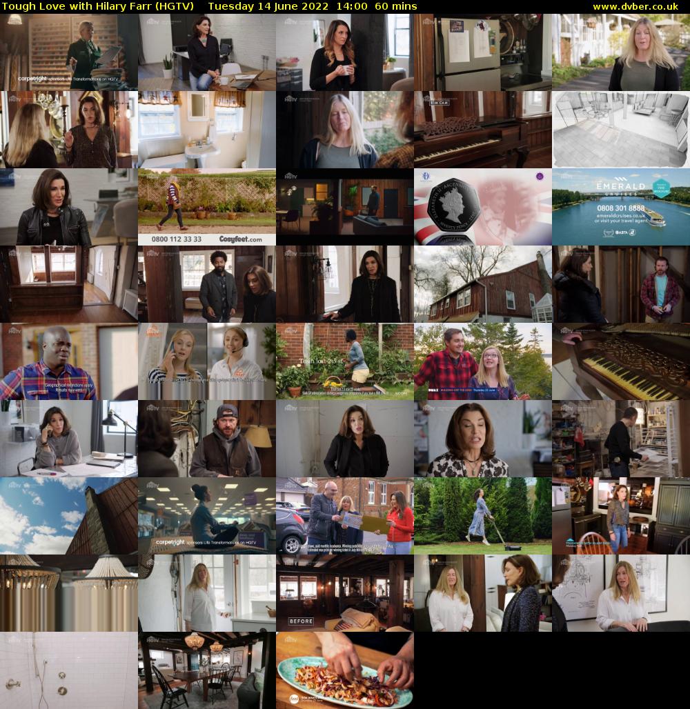 Tough Love with Hilary Farr (HGTV) Tuesday 14 June 2022 14:00 - 15:00