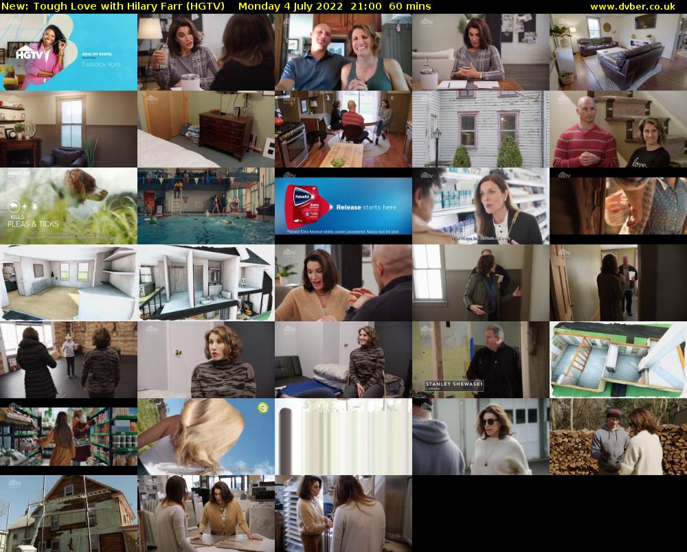 Tough Love with Hilary Farr (HGTV) Monday 4 July 2022 21:00 - 22:00