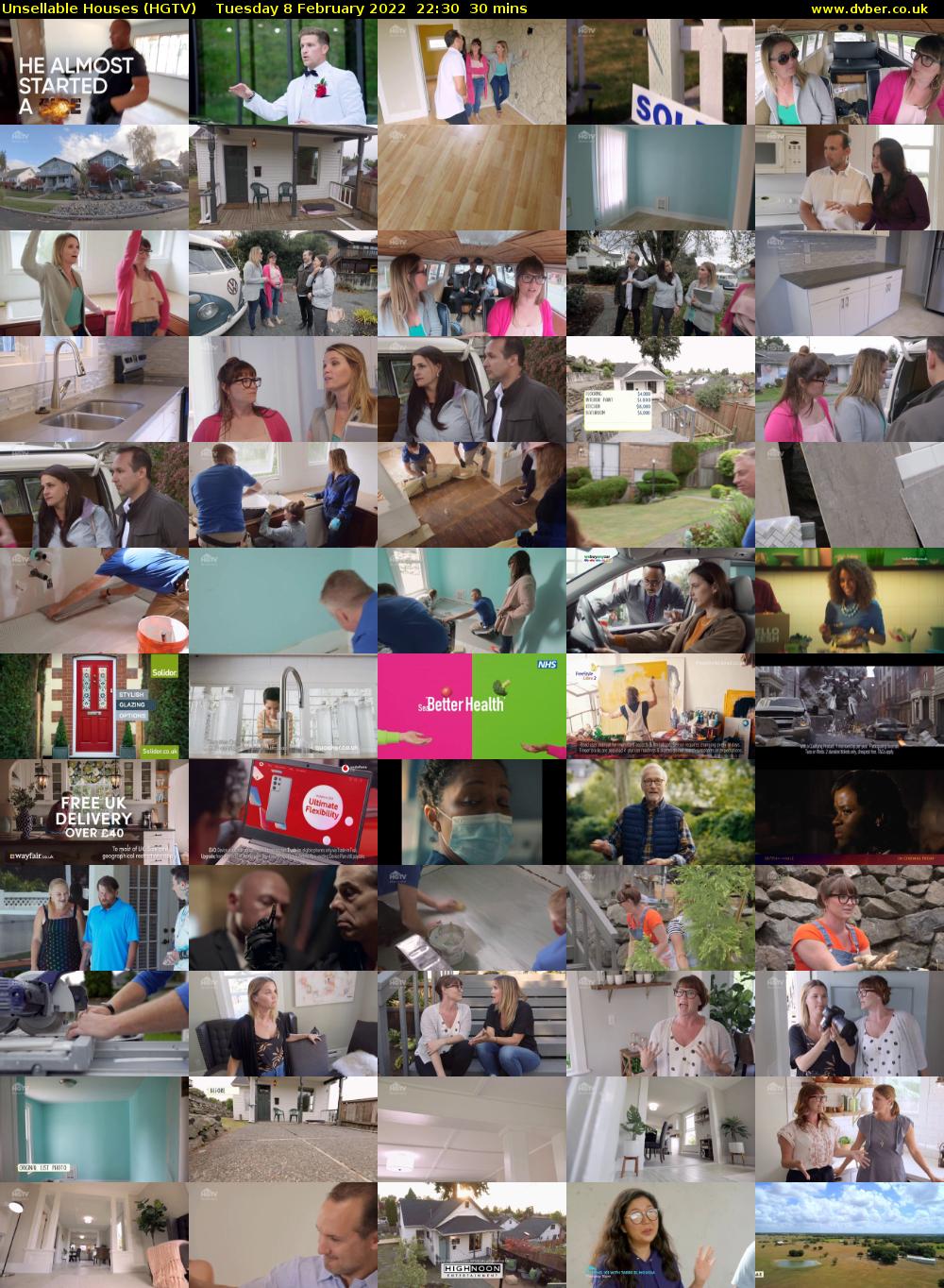 Unsellable Houses (HGTV) Tuesday 8 February 2022 22:30 - 23:00