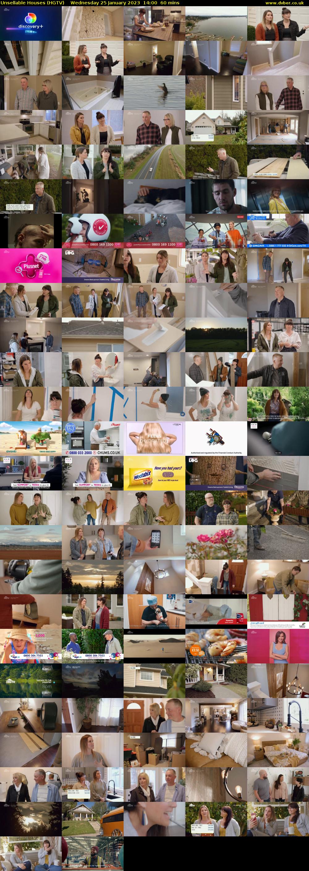 Unsellable Houses (HGTV) Wednesday 25 January 2023 14:00 - 15:00