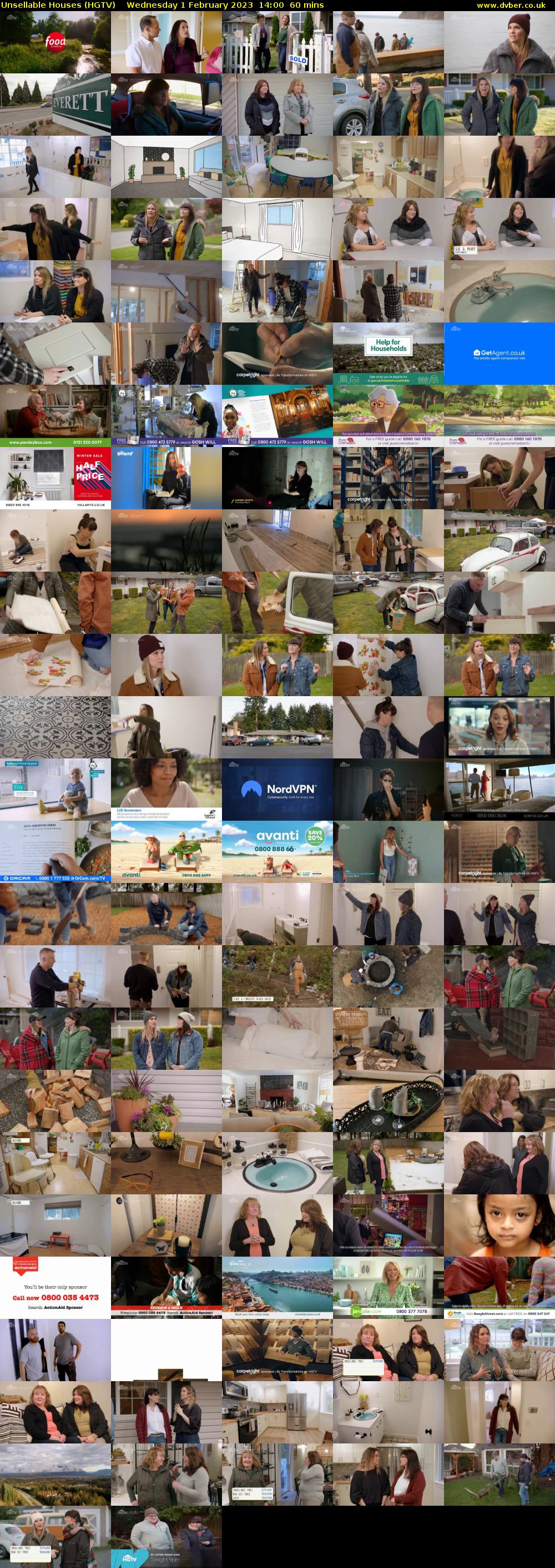 Unsellable Houses (HGTV) Wednesday 1 February 2023 14:00 - 15:00