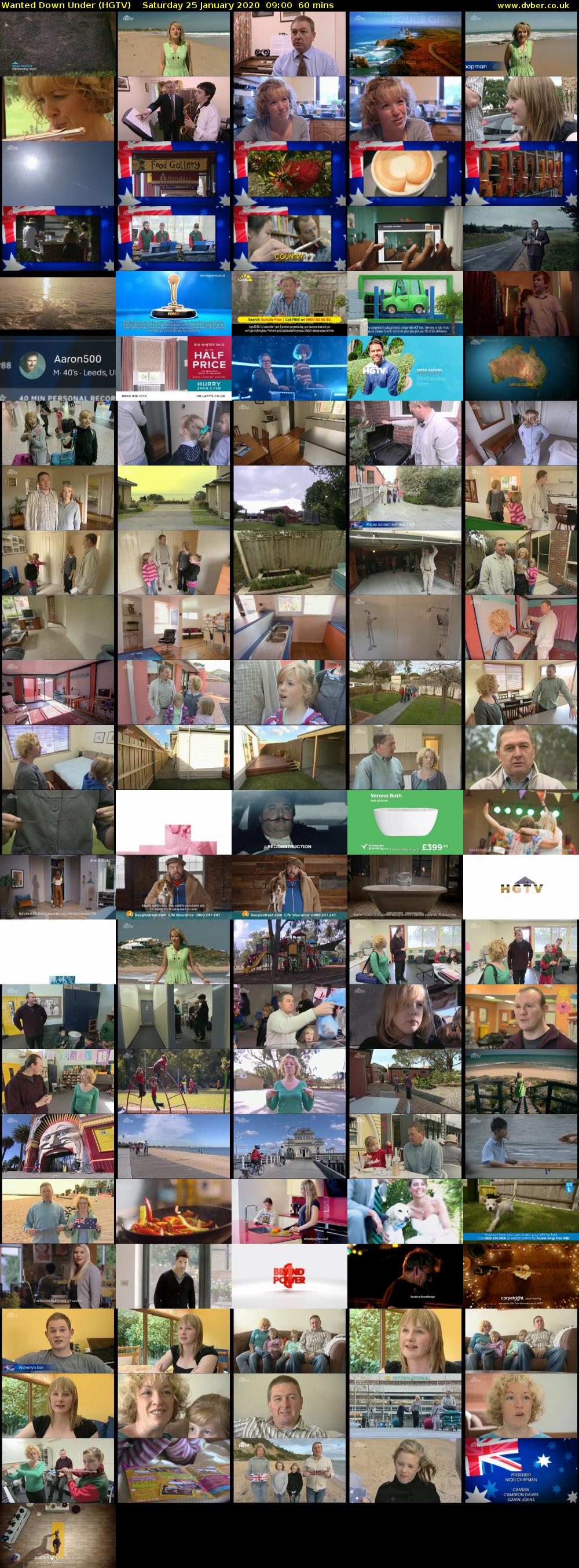 Wanted Down Under (HGTV) Saturday 25 January 2020 09:00 - 10:00