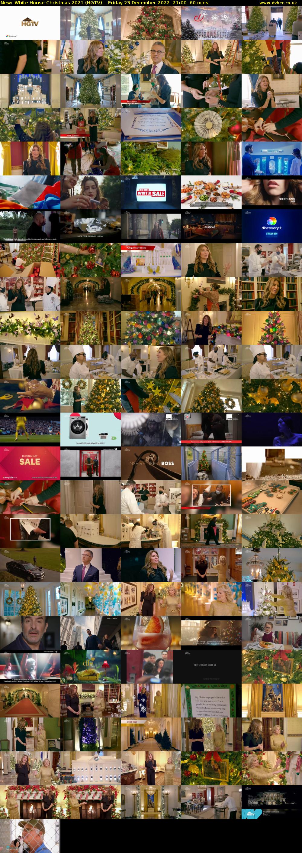 White House Christmas 2021 (HGTV) Friday 23 December 2022 21:00 - 22:00