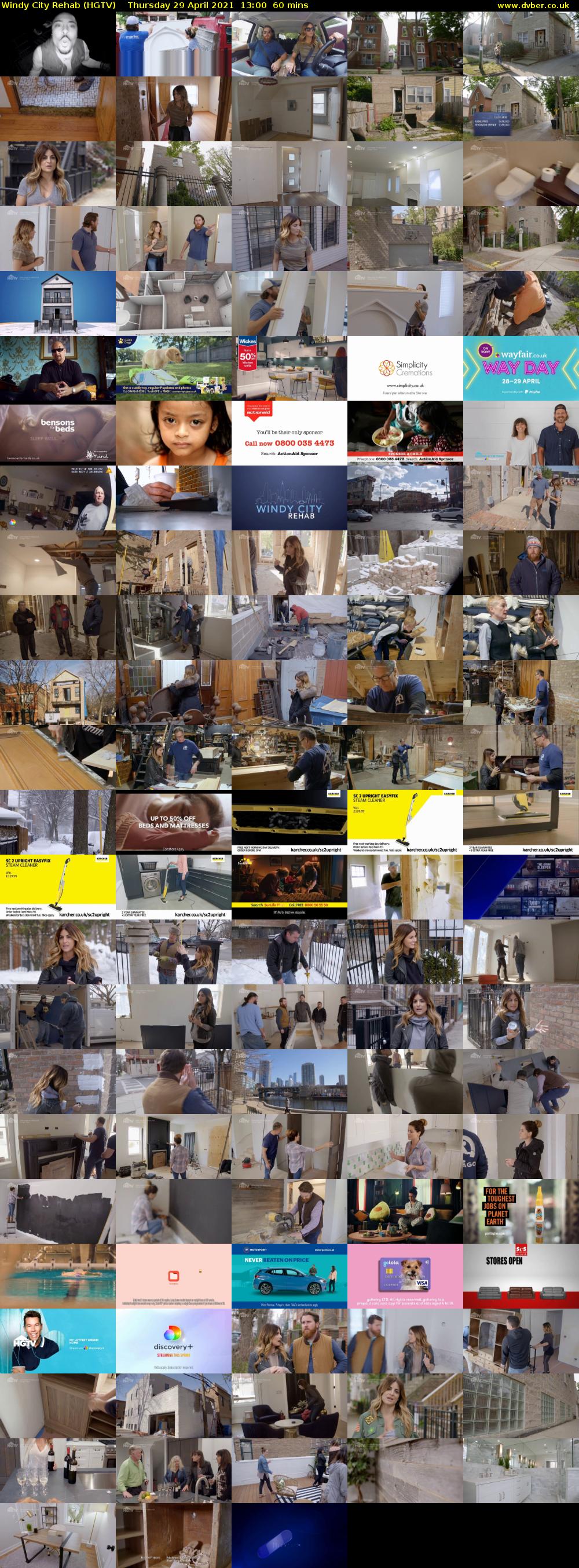 Windy City Rehab (HGTV) Thursday 29 April 2021 13:00 - 14:00